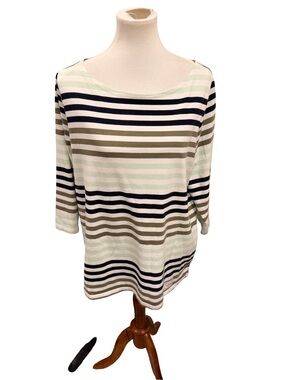 Talbots striped top